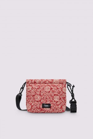 Flower Mountain POUCH BAG Taschen Damen Bordeaux | 398-LOAQMJ