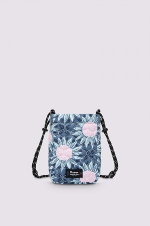 Flower Mountain SMART BAG Taschen Damen Rosa Hellblau | 327-SMBDTK