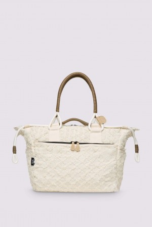 Flower Mountain WEEKEND BAG Taschen Damen Weiß | 867-TSKVLH