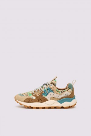 Flower Mountain YAMANO 3 Sneakers Damen Beige Braun | 081-RGDWVH