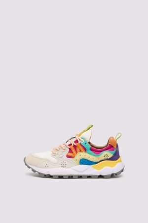 Flower Mountain YAMANO 3 Sneakers Damen Fuchsie | 580-JSHEQM