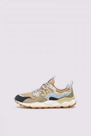 Flower Mountain YAMANO 3 Sneakers Herren Beige Schwarz | 163-IVXOFU