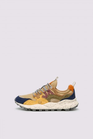 Flower Mountain YAMANO 3 Sneakers Herren Beige | 385-RVQBYT