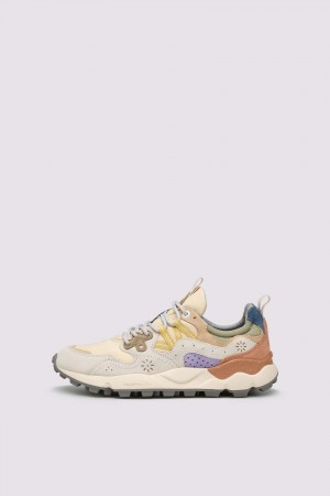 Flower Mountain YAMANO 3 UNI Sneakers Damen Weiß Beige | 786-AMJDXW