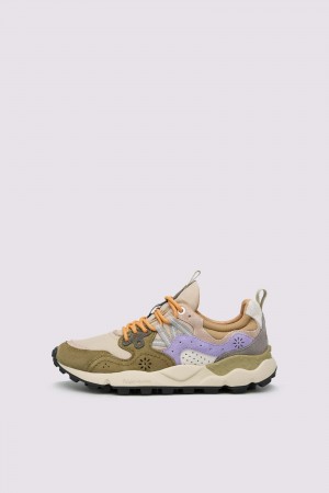 Flower Mountain YAMANO 3 UNI Sneakers Damen Grau Grün | 210-MRZYGQ