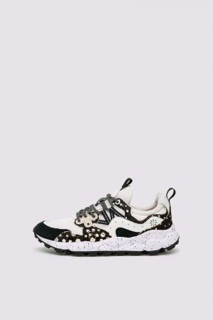 Flower Mountain YAMANO 3 UNI Sneakers Damen Weiß Schwarz | 937-SZURTY