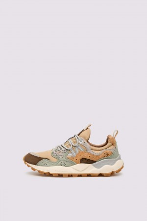 Flower Mountain YAMANO 3 UNI Sneakers Herren Beige Braun | 516-MQGOLC