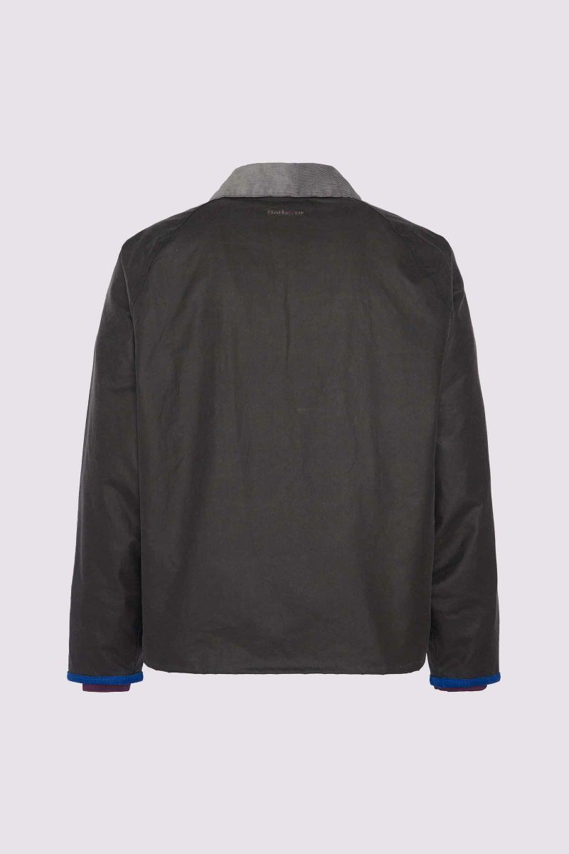 Flower Mountain BARBOUR X FLOWER MOUNTAIN Jacke Herren Dunkelgrau | 634-VGCPFX