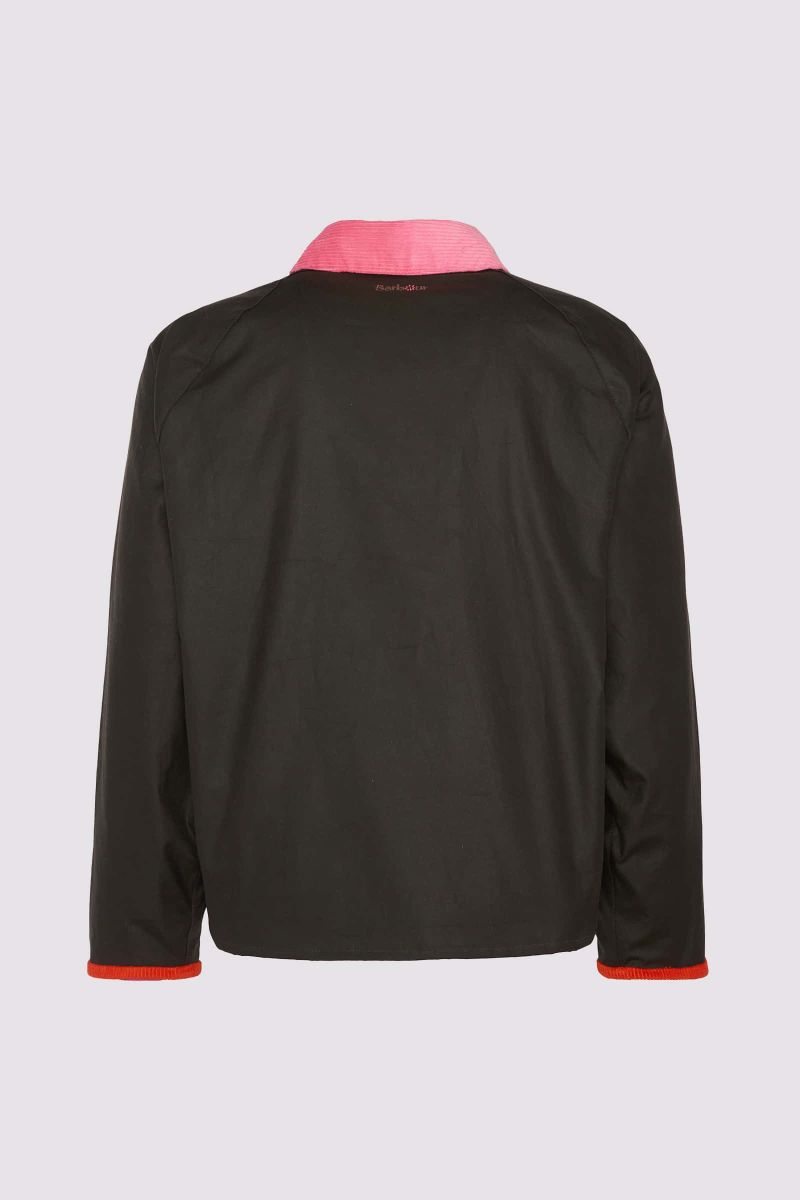 Flower Mountain BARBOUR X FLOWER MOUNTAIN Jacke Herren Fuchsie | 976-LERKZC