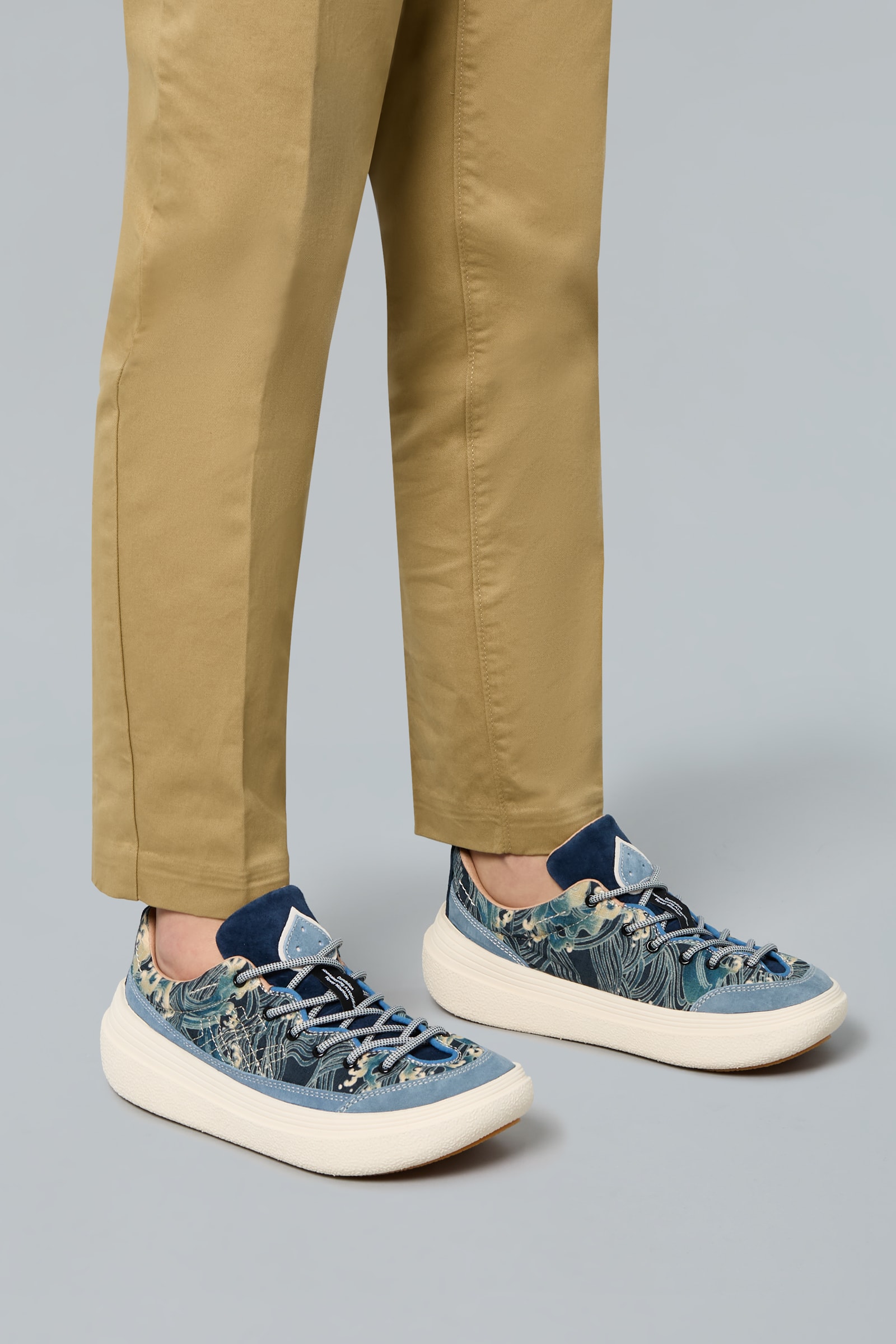 Flower Mountain FAMI UNI Sneakers Damen Blau | 032-SIVGFW