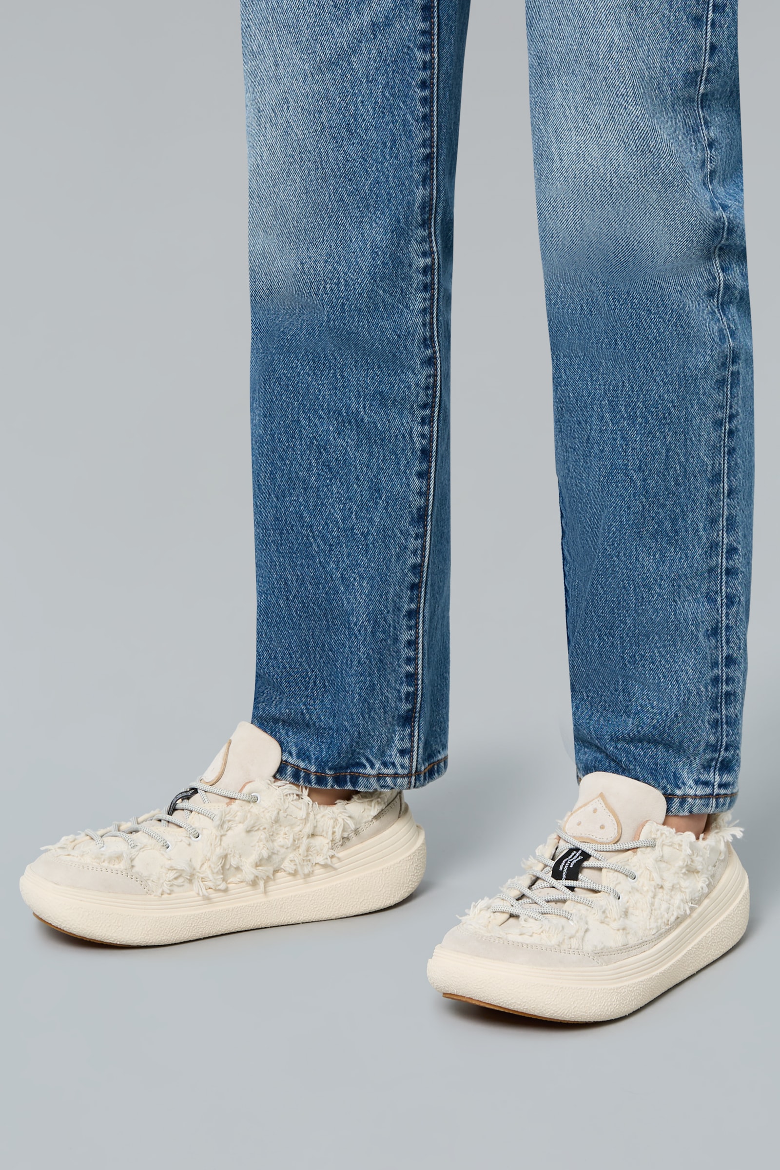 Flower Mountain FAMI UNI Sneakers Damen Weiß Beige | 479-FPLVHU