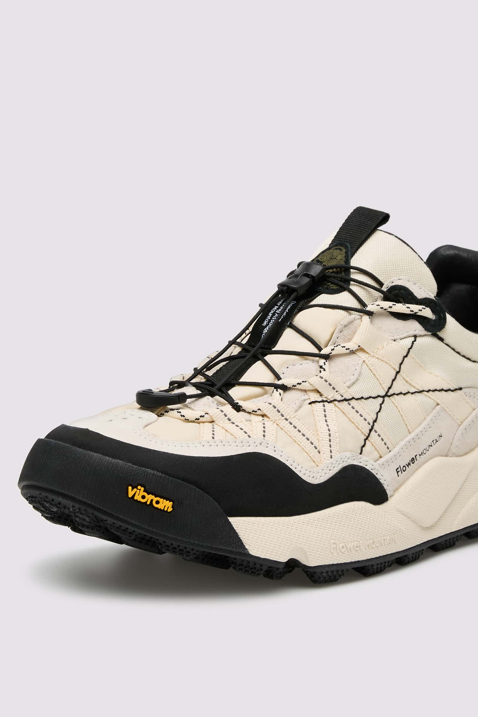 Flower Mountain IWANO 2 UNI Sneakers Damen Weiß Schwarz | 149-QAJUCM