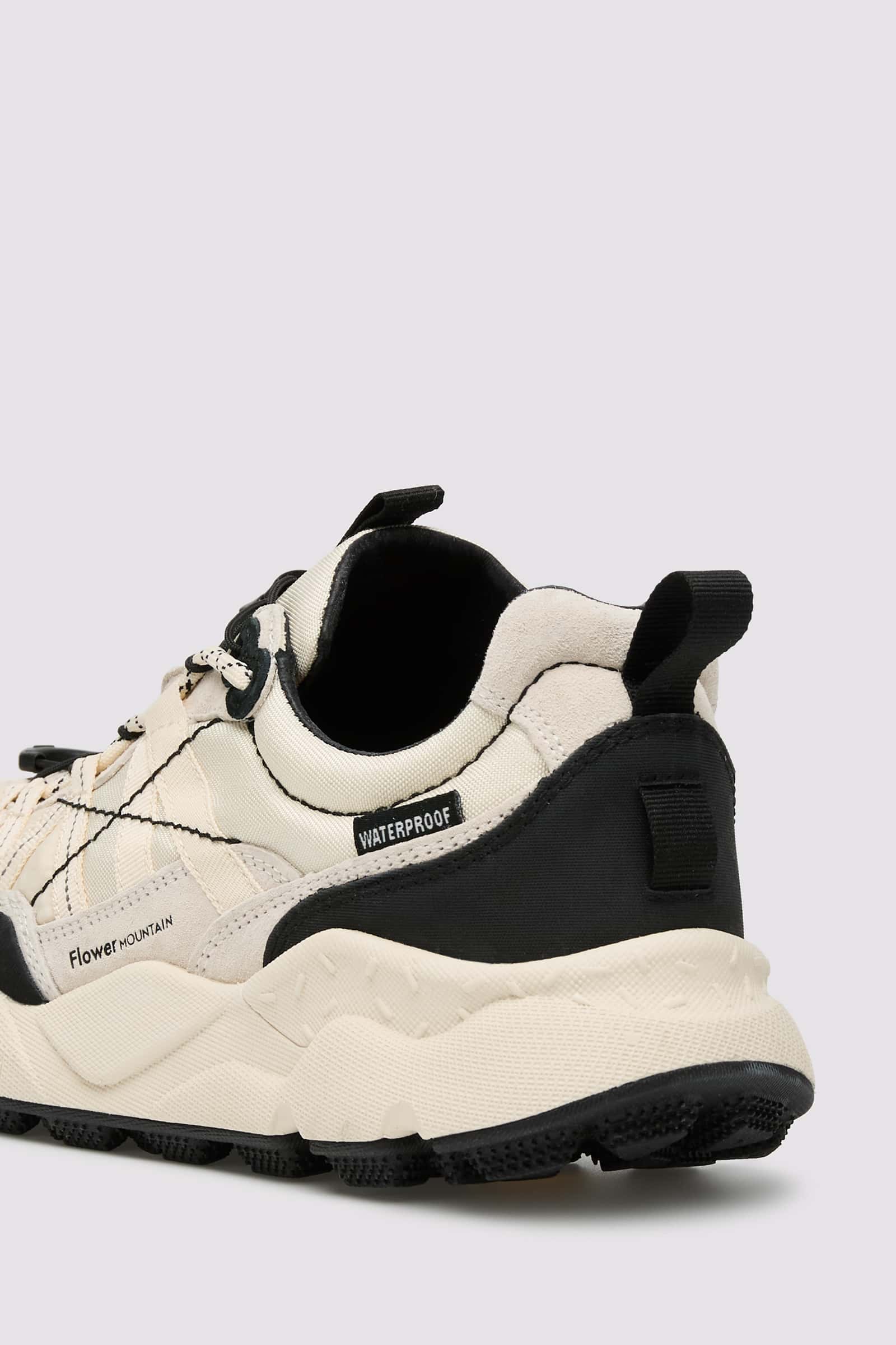 Flower Mountain IWANO 2 UNI Sneakers Damen Weiß Schwarz | 149-QAJUCM