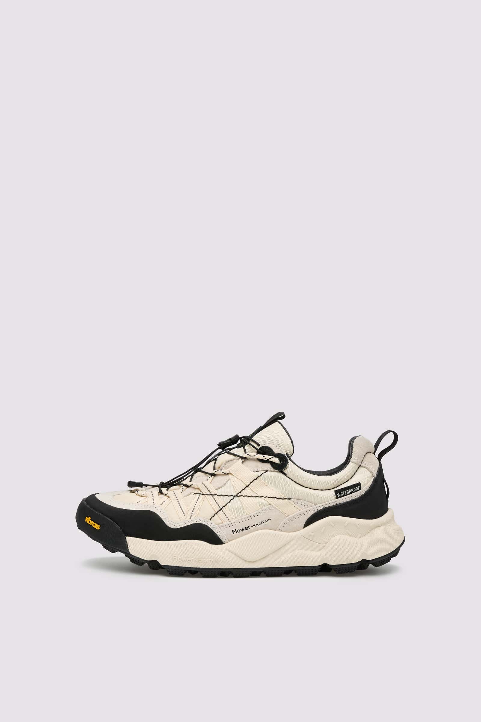 Flower Mountain IWANO 2 UNI Sneakers Damen Weiß Schwarz | 149-QAJUCM