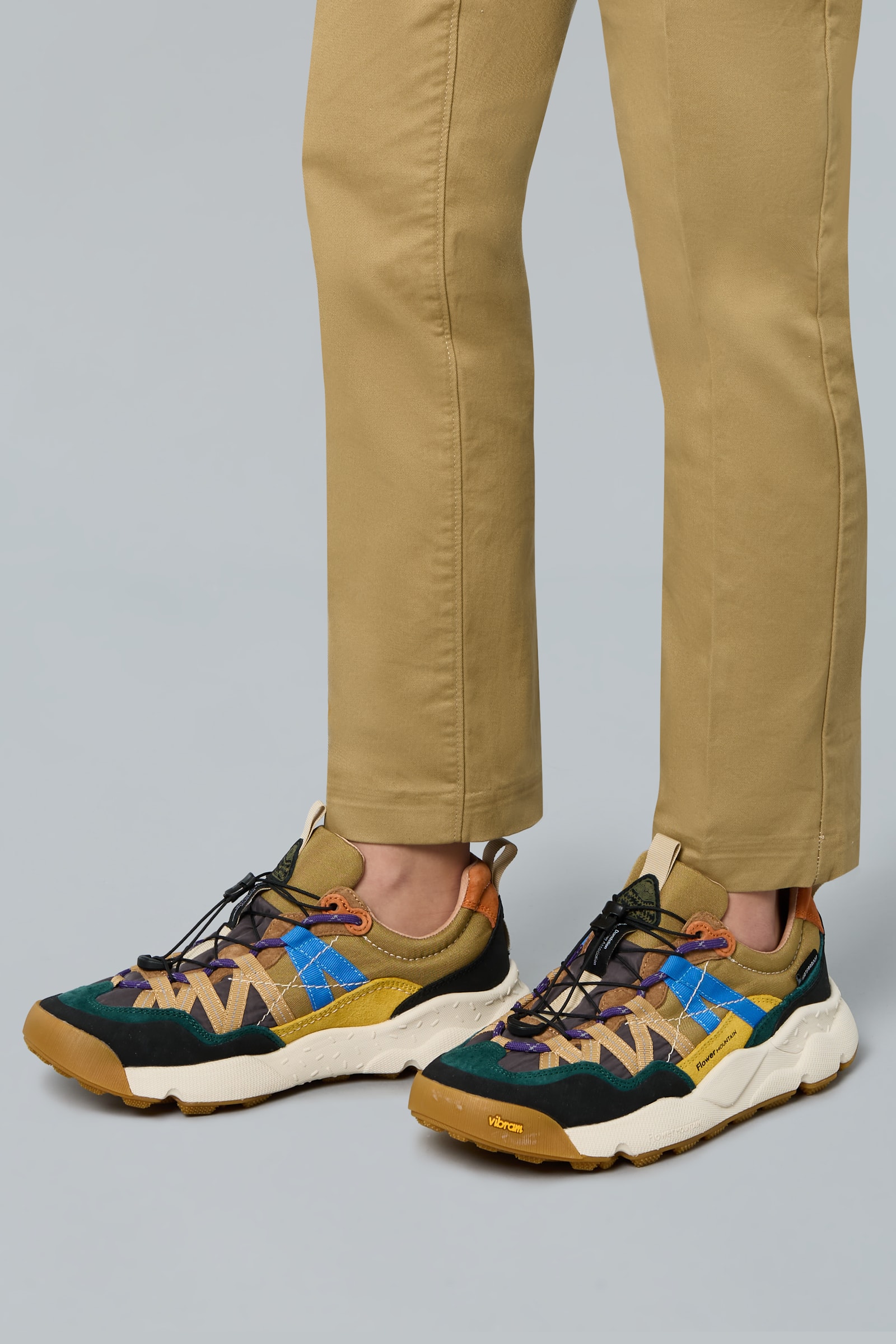 Flower Mountain IWANO 2 UNI Sneakers Damen Braun Grau | 297-XYLJIU