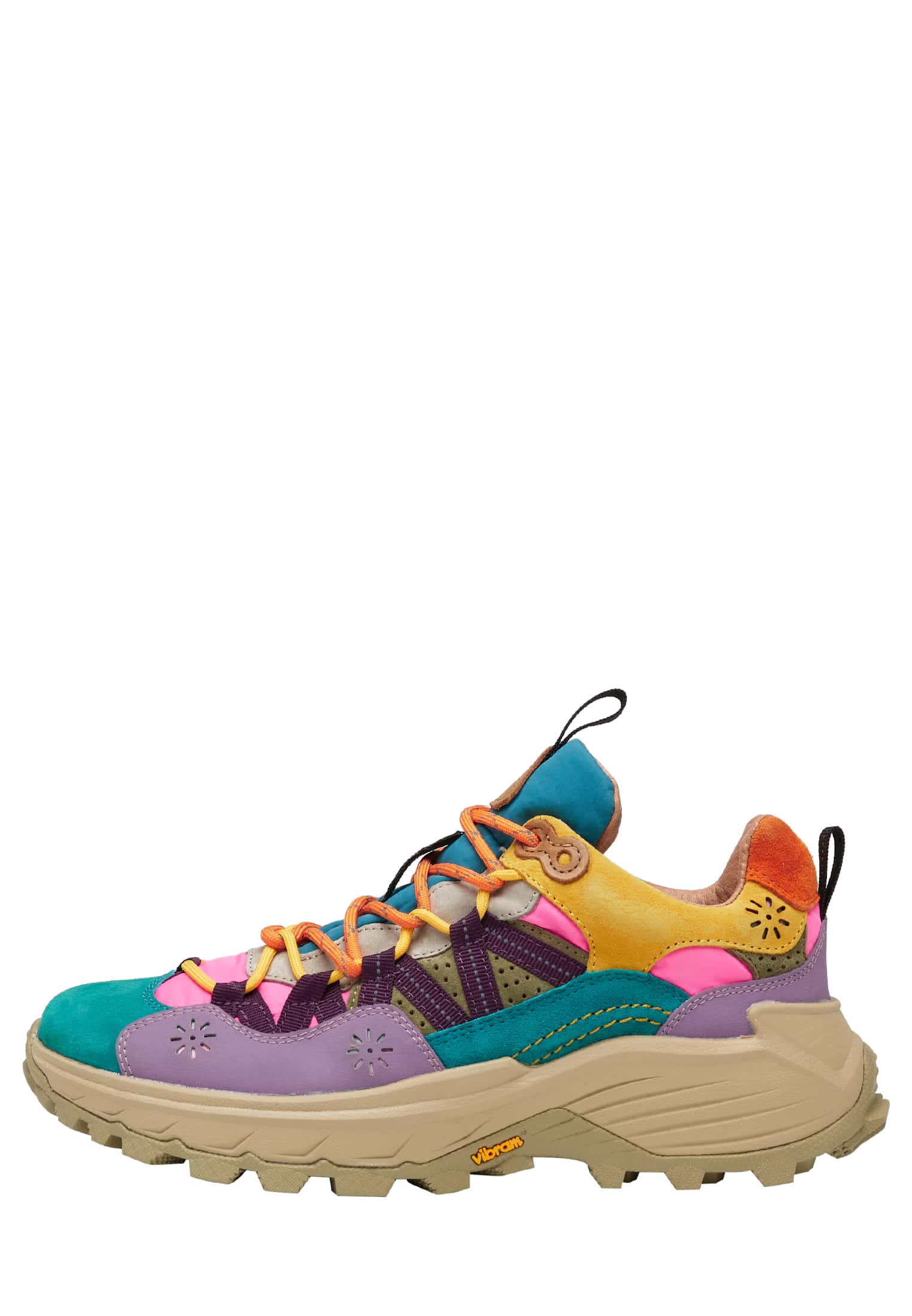 Flower Mountain IWANO Sneakers Damen Beige Grün | 068-AGOPUN