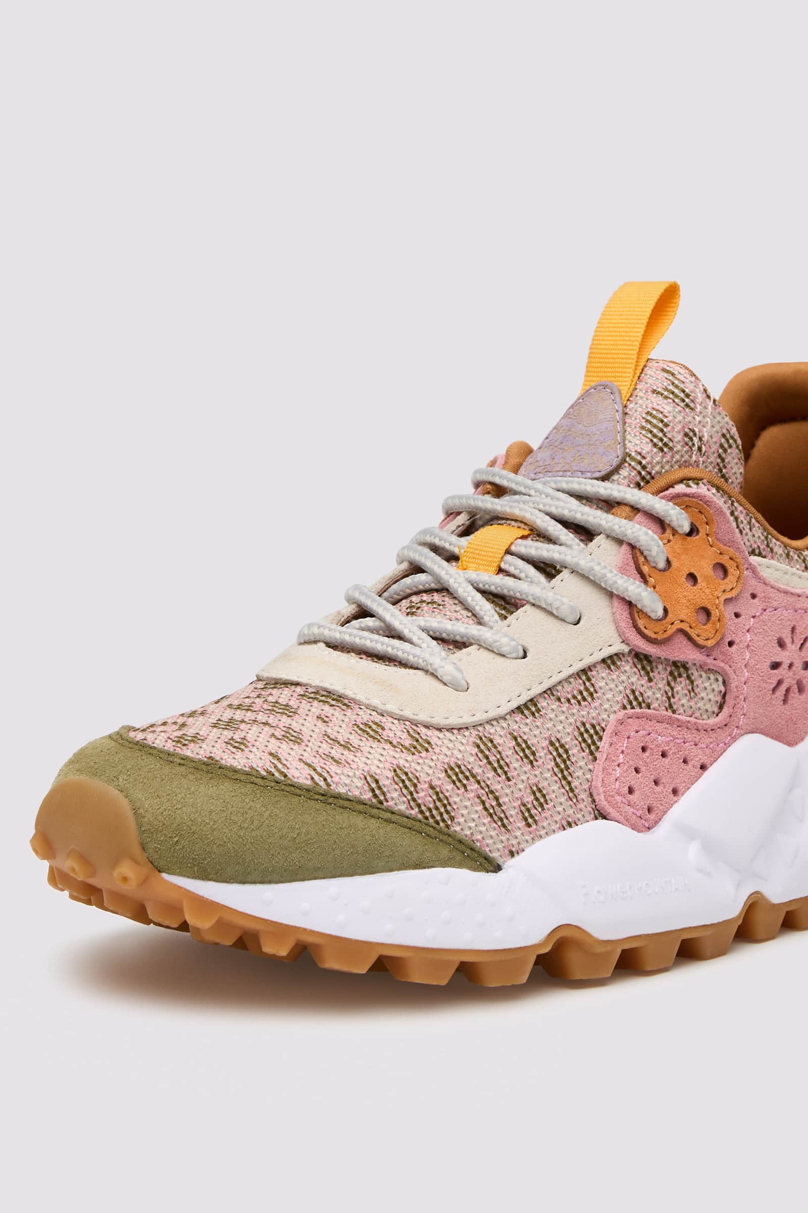 Flower Mountain KOTETSU Sneakers Damen Beige Rosa | 180-VYHGUN