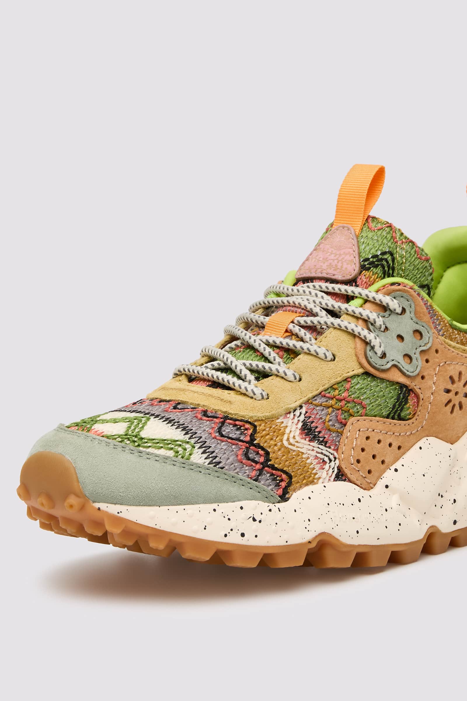 Flower Mountain KOTETSU Sneakers Damen Peach | 246-FXWRUV