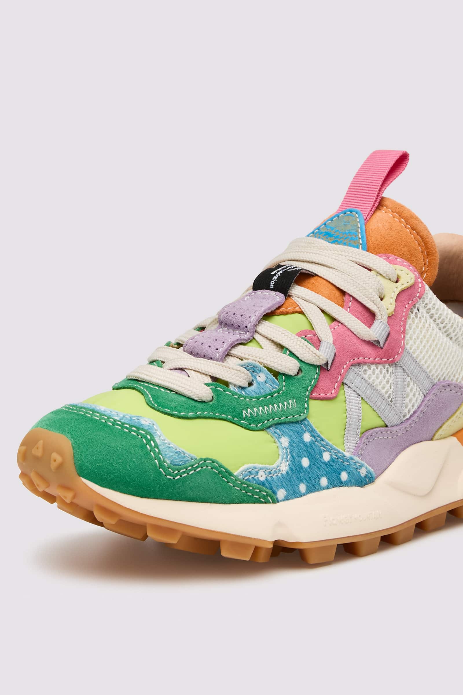 Flower Mountain LENZAN Sneakers Damen Weiß Grün | 960-RJYSLV