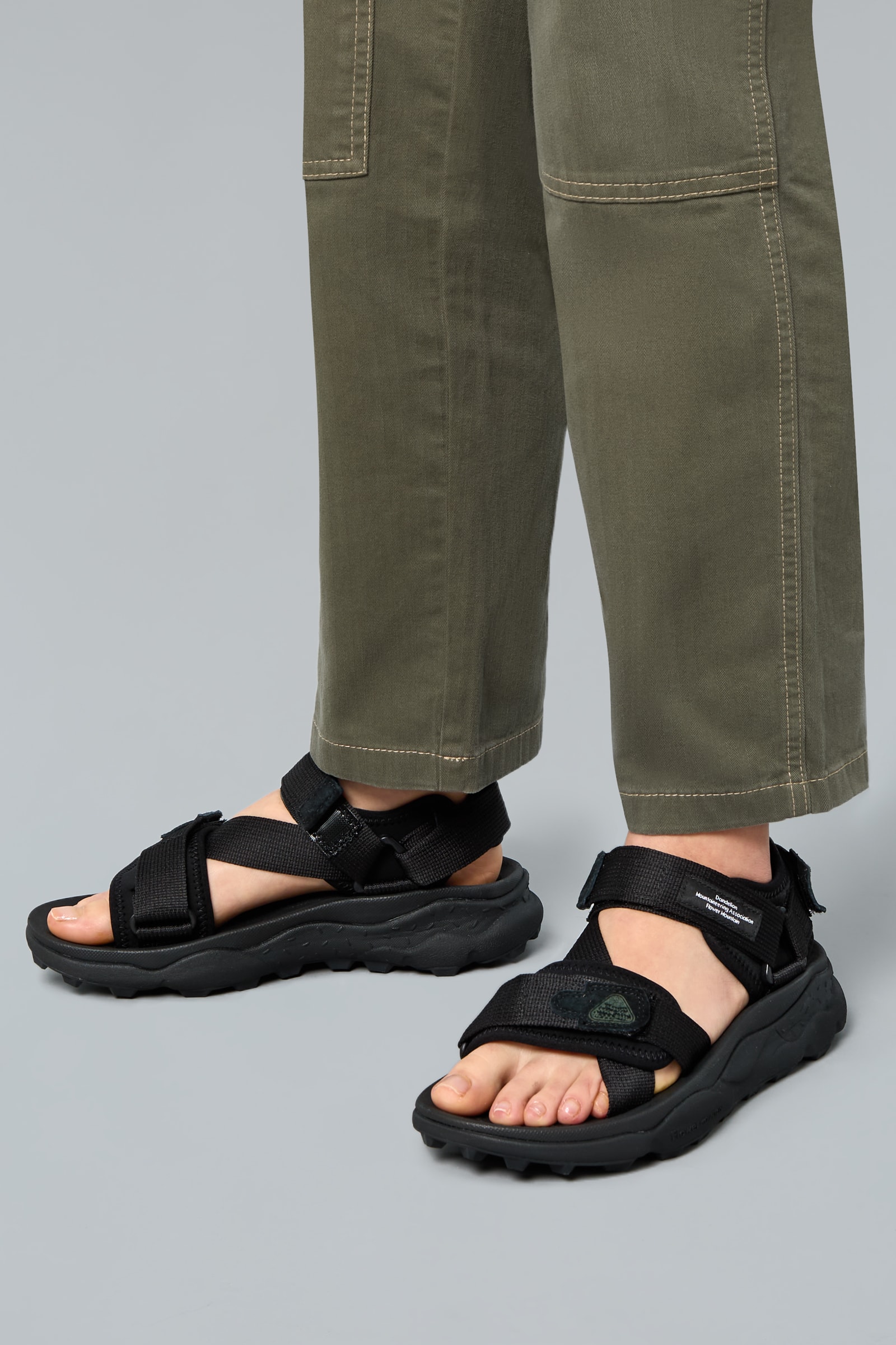 Flower Mountain NAZCA 2 UNI Sandle Herren Schwarz | 405-YVHTLD