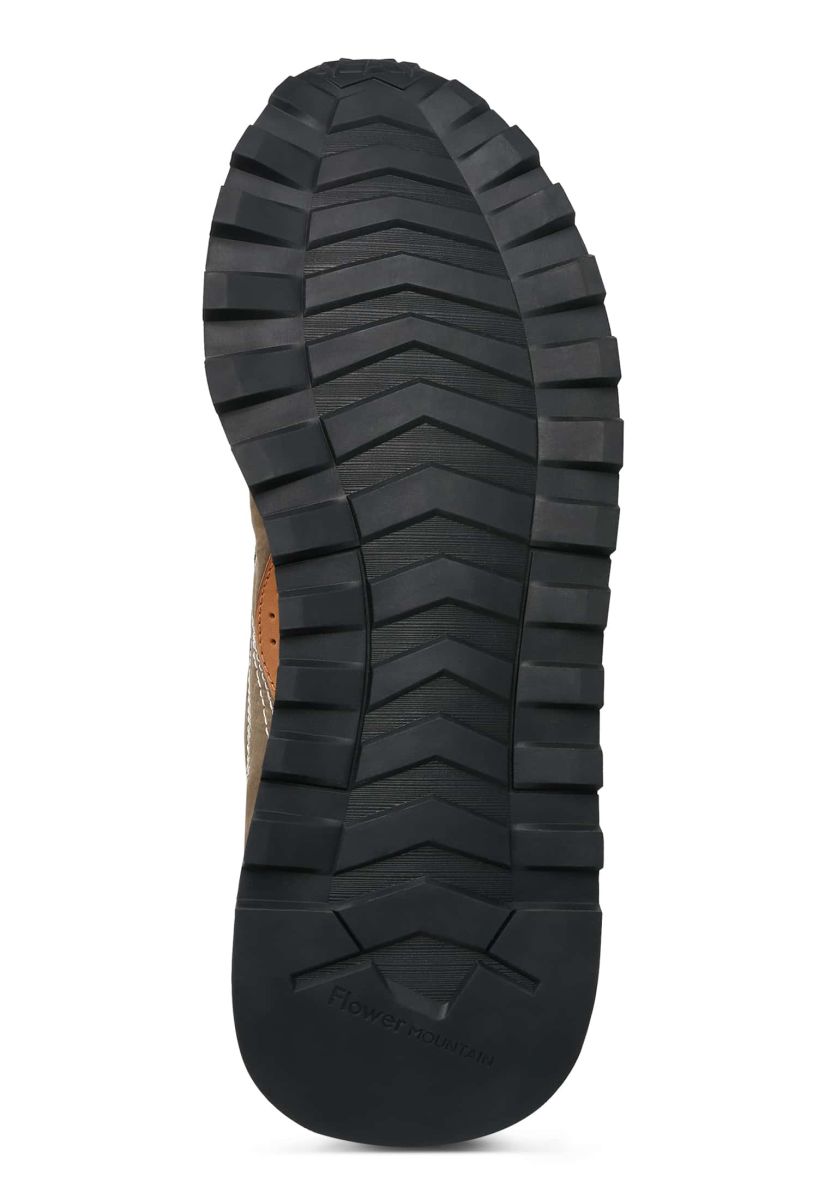 Flower Mountain NEW ASUKA Sneakers Herren Braun | 385-QRKLHS