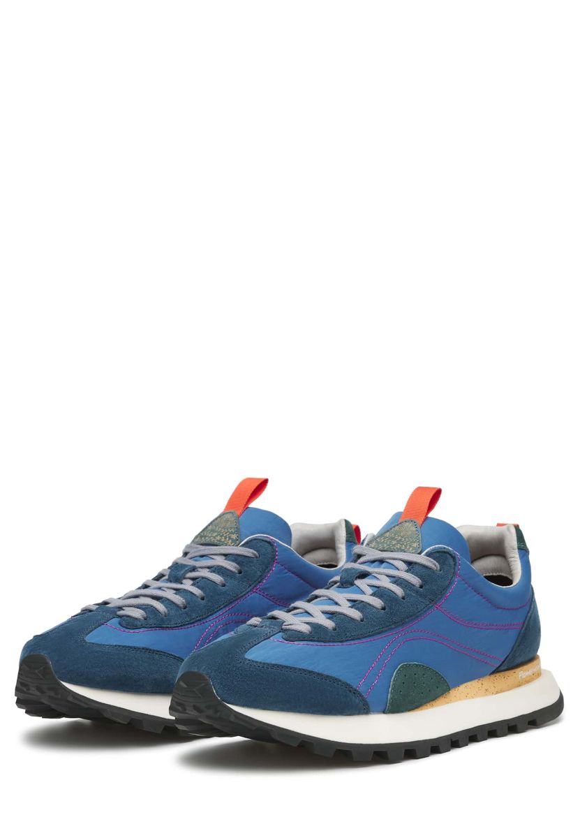 Flower Mountain NEW ASUKA Sneakers Herren Navy | 564-WIJZMU