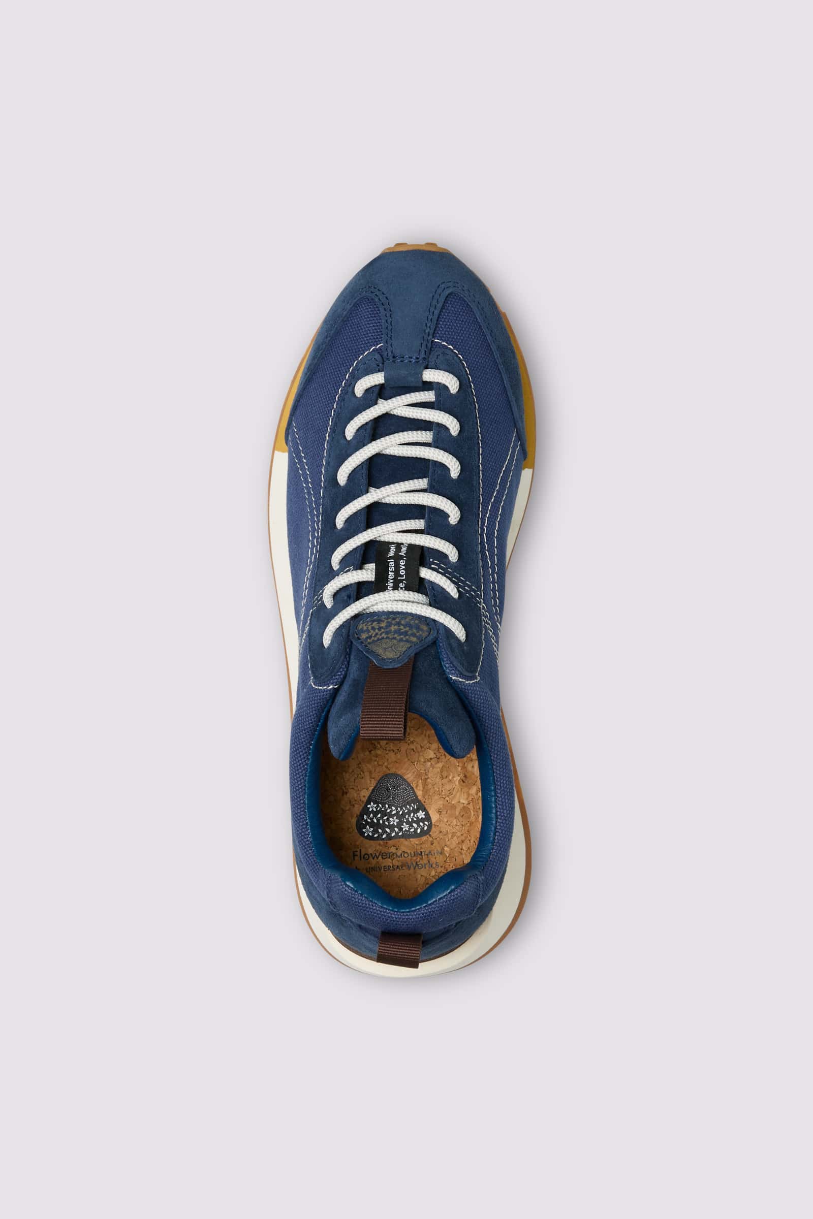 Flower Mountain NEW ASUKA UNI U.W. Sneakers Damen Blau Braun | 490-CEOMPZ