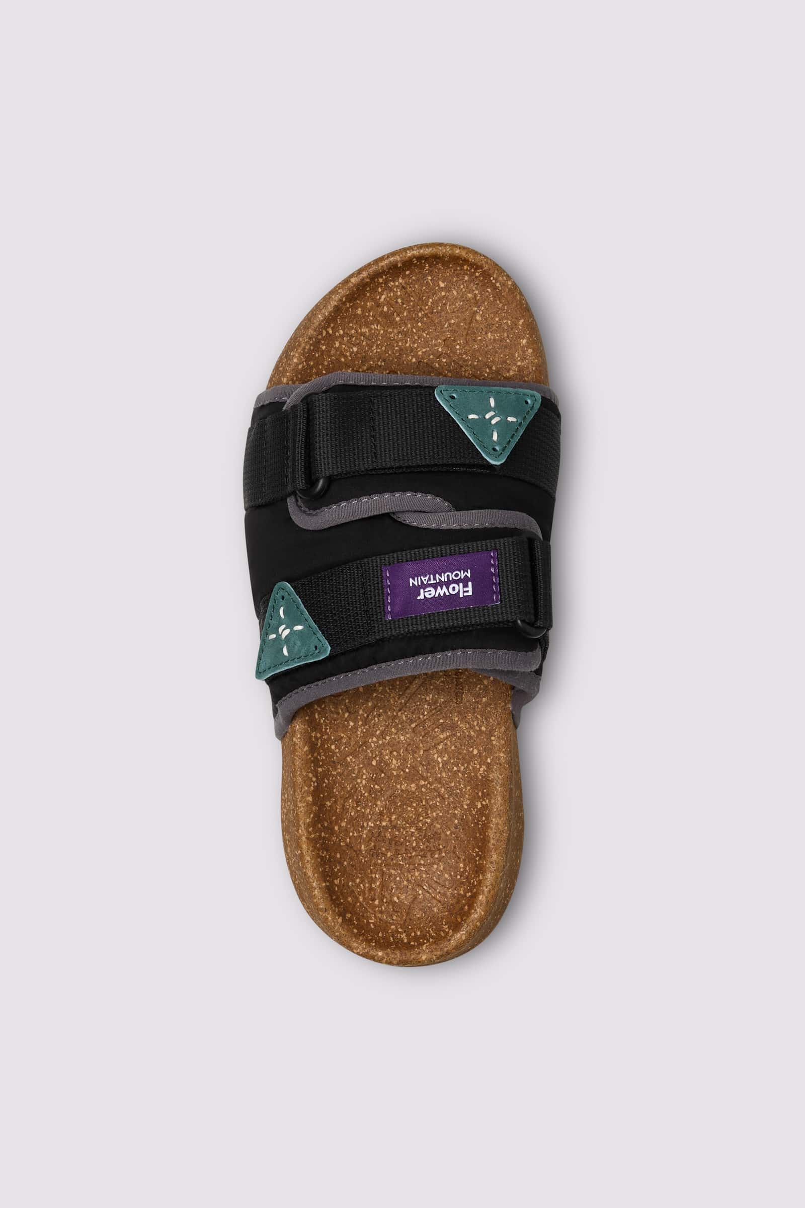 Flower Mountain NIWA SLIPPER UNI Hausschuhe Herren Schwarz Grau | 901-UIXNFY