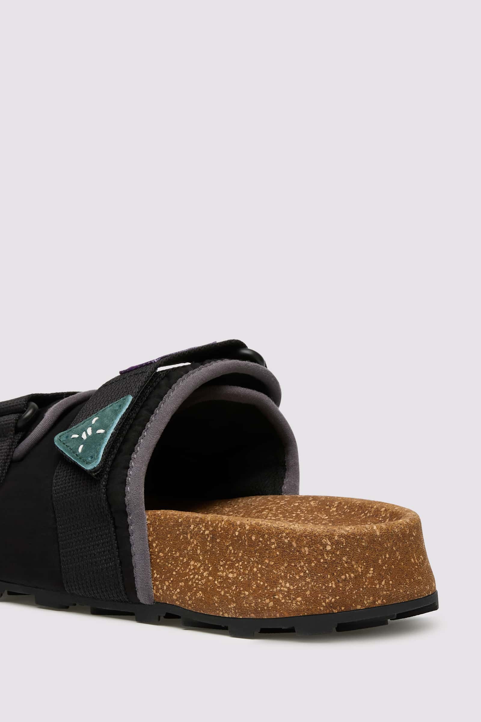 Flower Mountain NIWA SLIPPER UNI Hausschuhe Herren Schwarz Grau | 901-UIXNFY