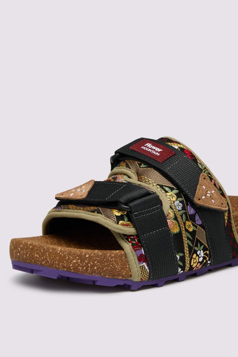 Flower Mountain NIWA SLIPPER UNI L.E. Hausschuhe Damen Grün | 356-XZLNRH