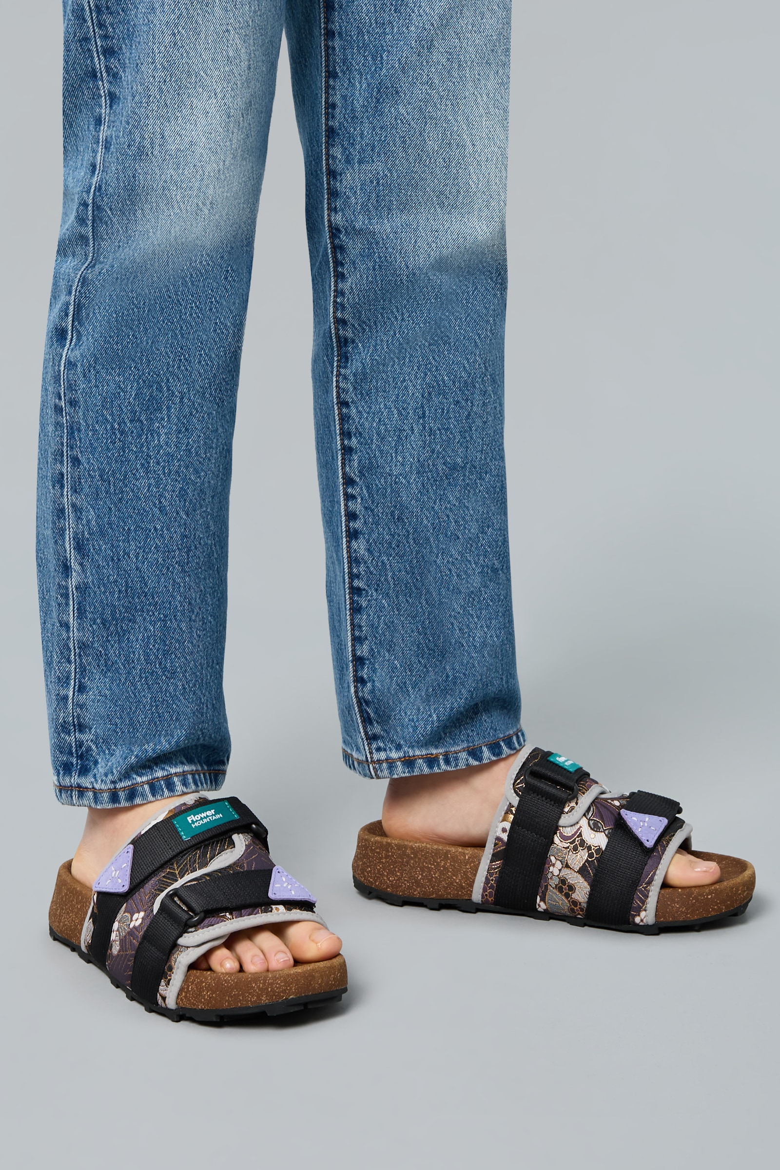 Flower Mountain NIWA SLIPPER UNI L.E. Hausschuhe Herren Lilac | 841-GOLPTN