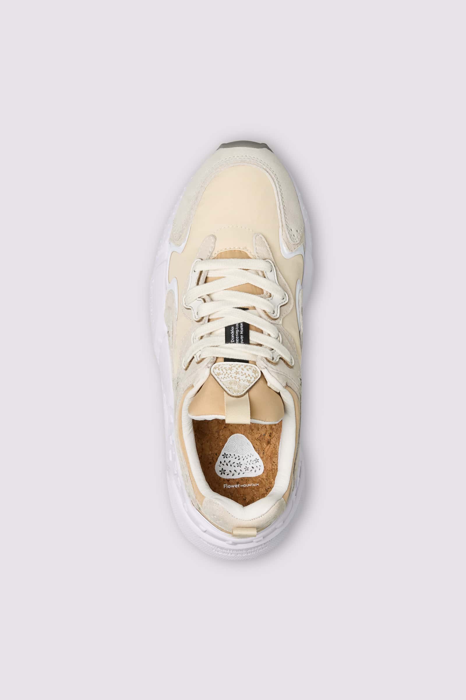Flower Mountain RULIS UNI Sneakers Damen Weiß Beige | 638-HFTQYV