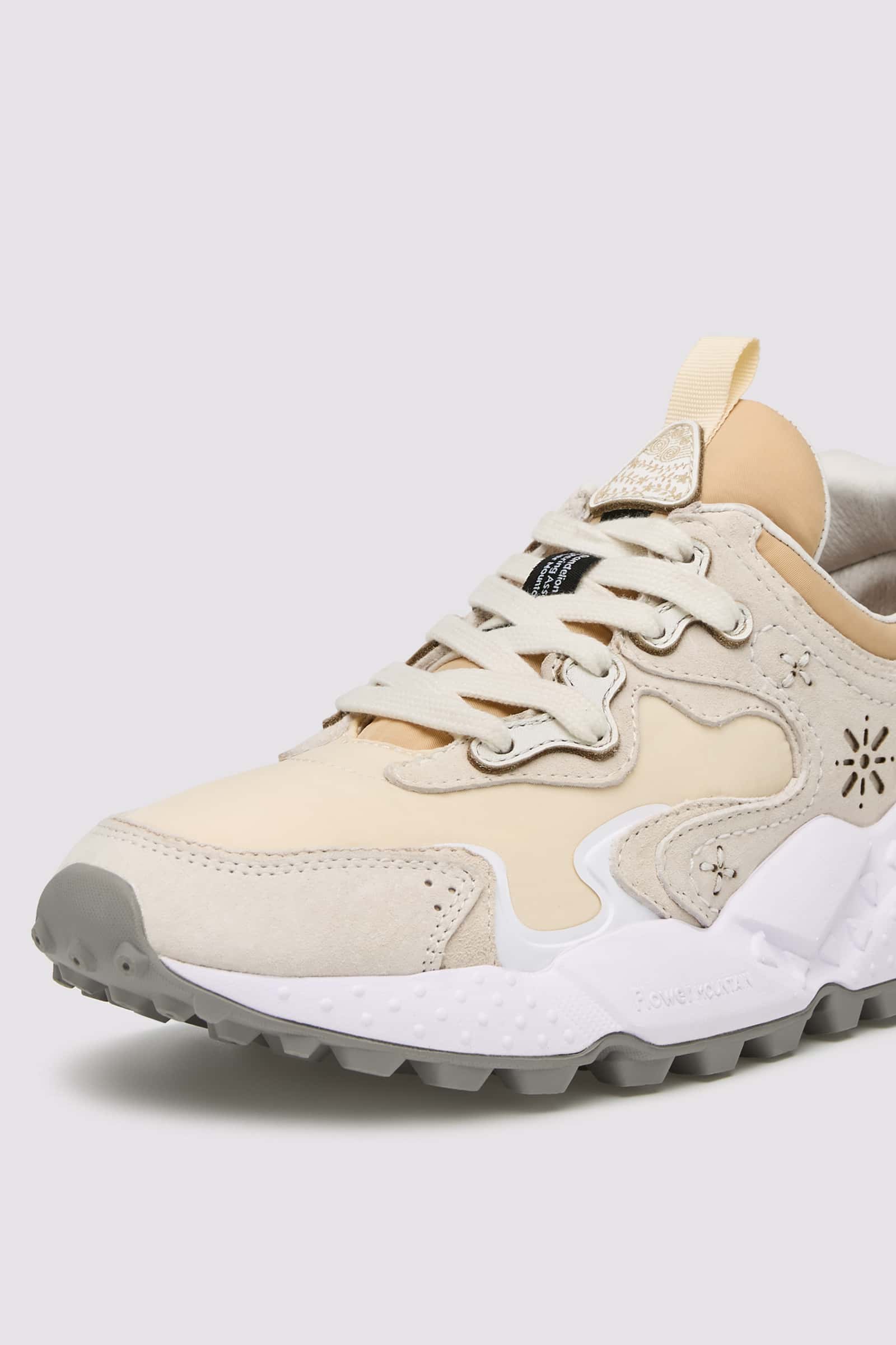 Flower Mountain RULIS UNI Sneakers Damen Weiß Beige | 638-HFTQYV
