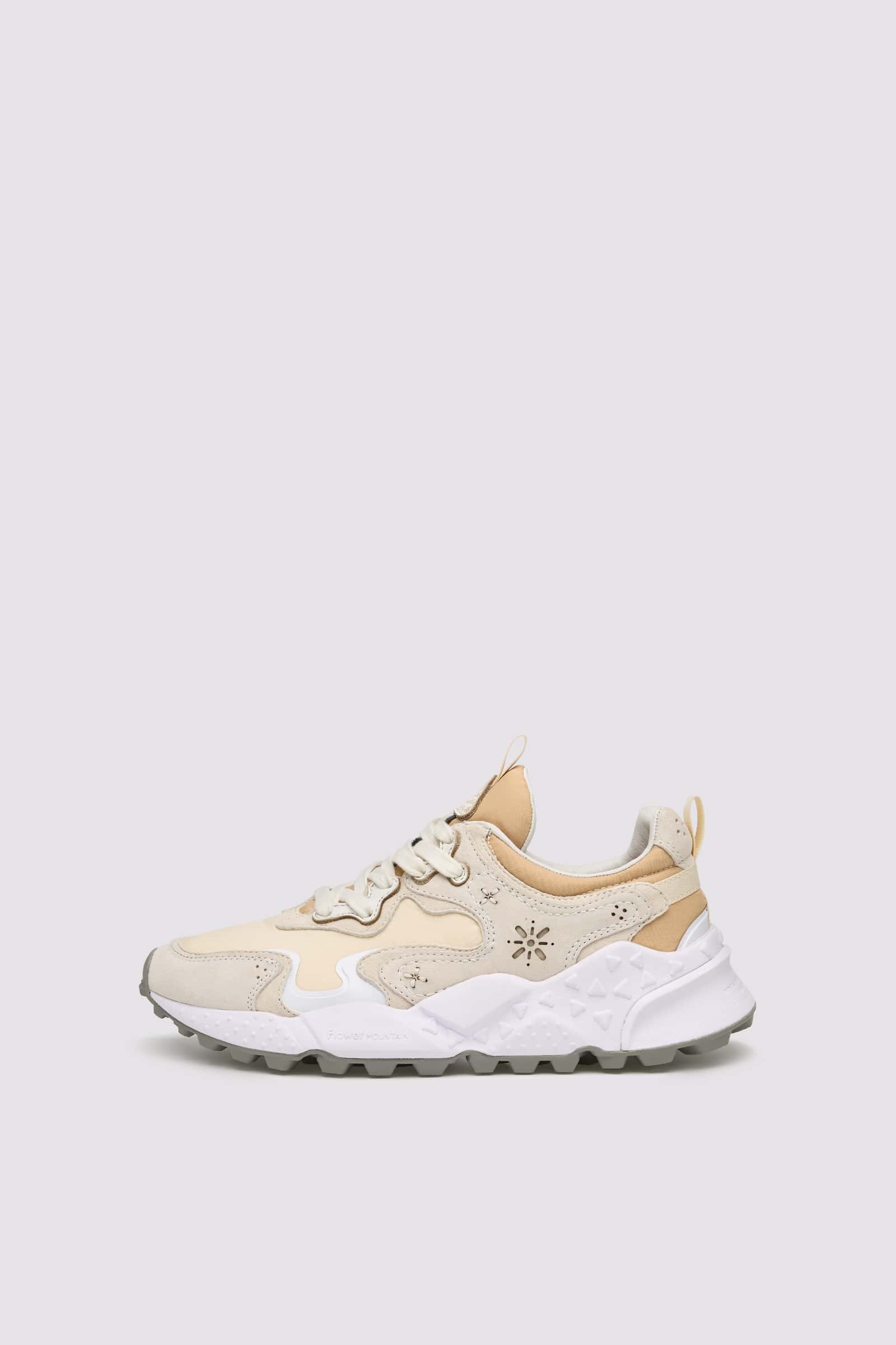 Flower Mountain RULIS UNI Sneakers Damen Weiß Beige | 638-HFTQYV