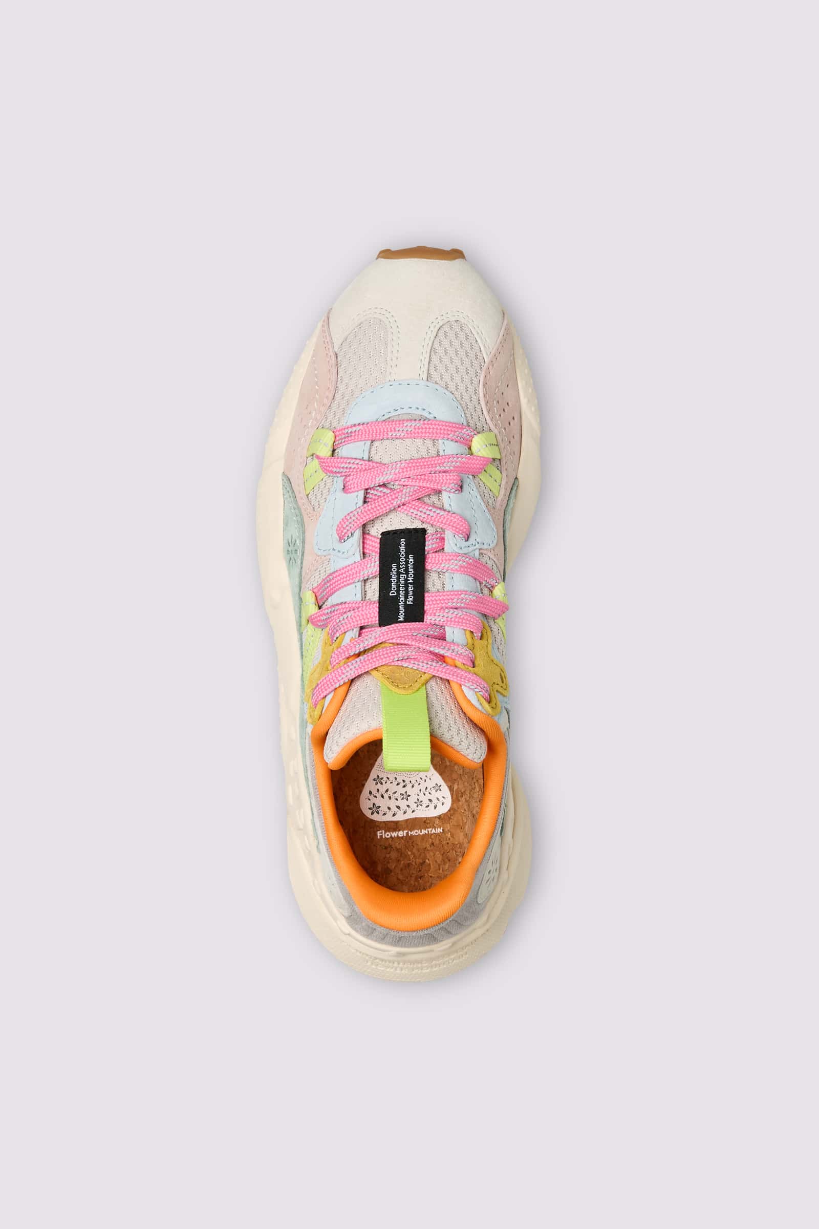 Flower Mountain TIGER HILL Sneakers Damen Rosa Hellblau | 426-LGFOET