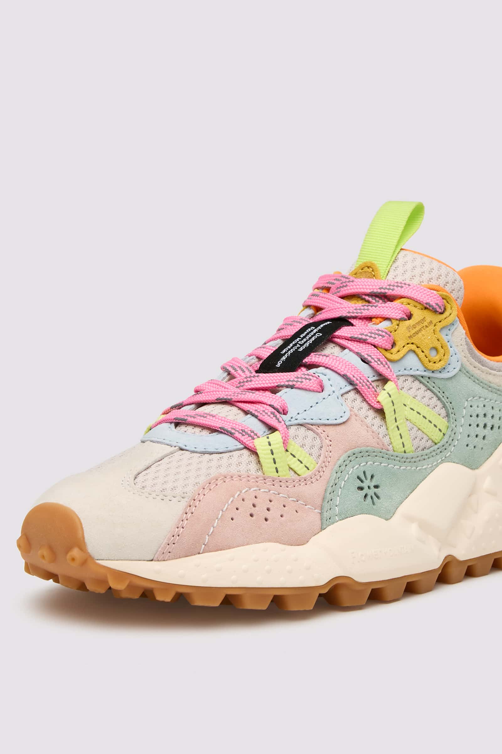 Flower Mountain TIGER HILL Sneakers Damen Rosa Hellblau | 426-LGFOET