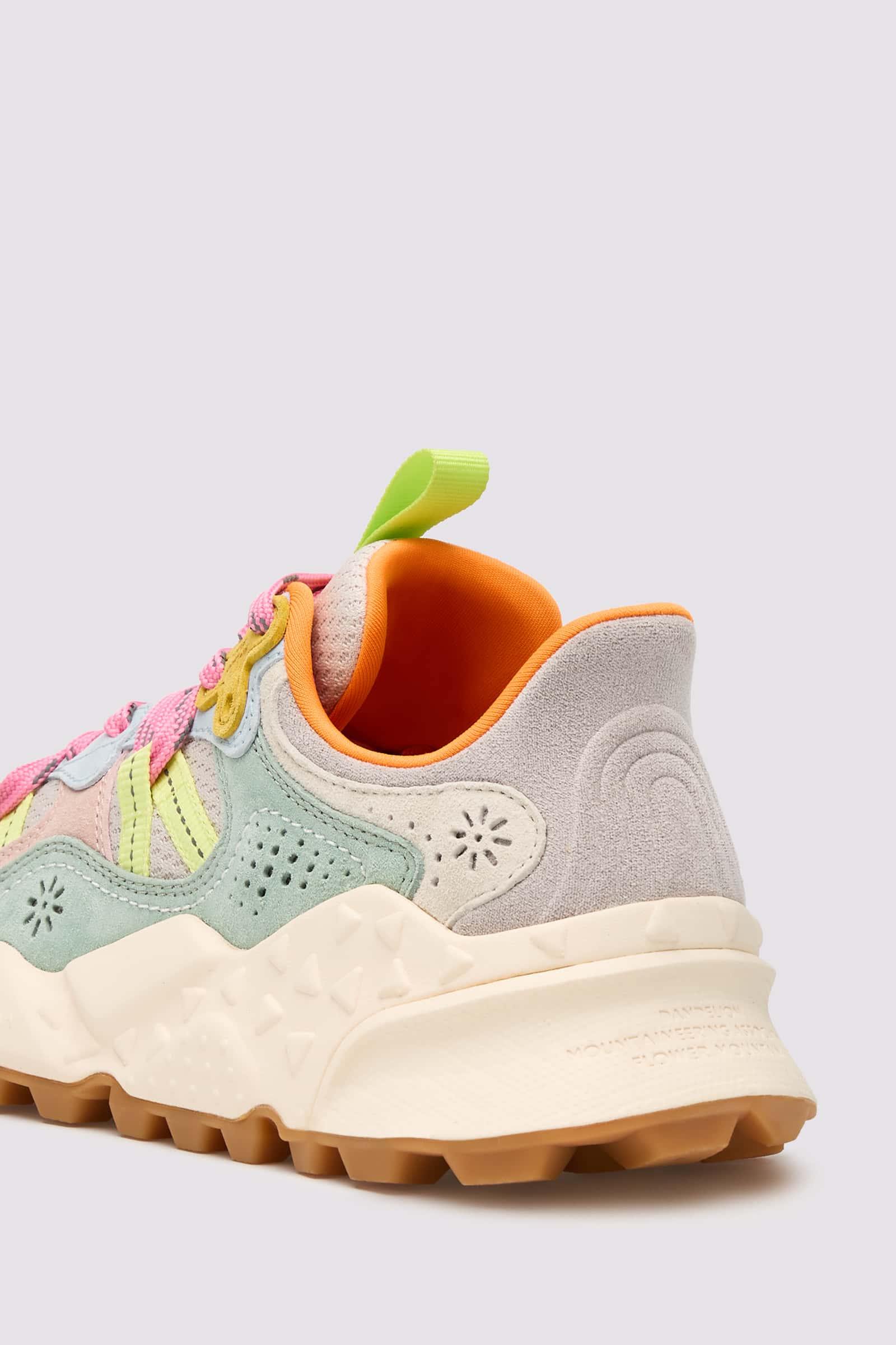 Flower Mountain TIGER HILL Sneakers Damen Rosa Hellblau | 426-LGFOET