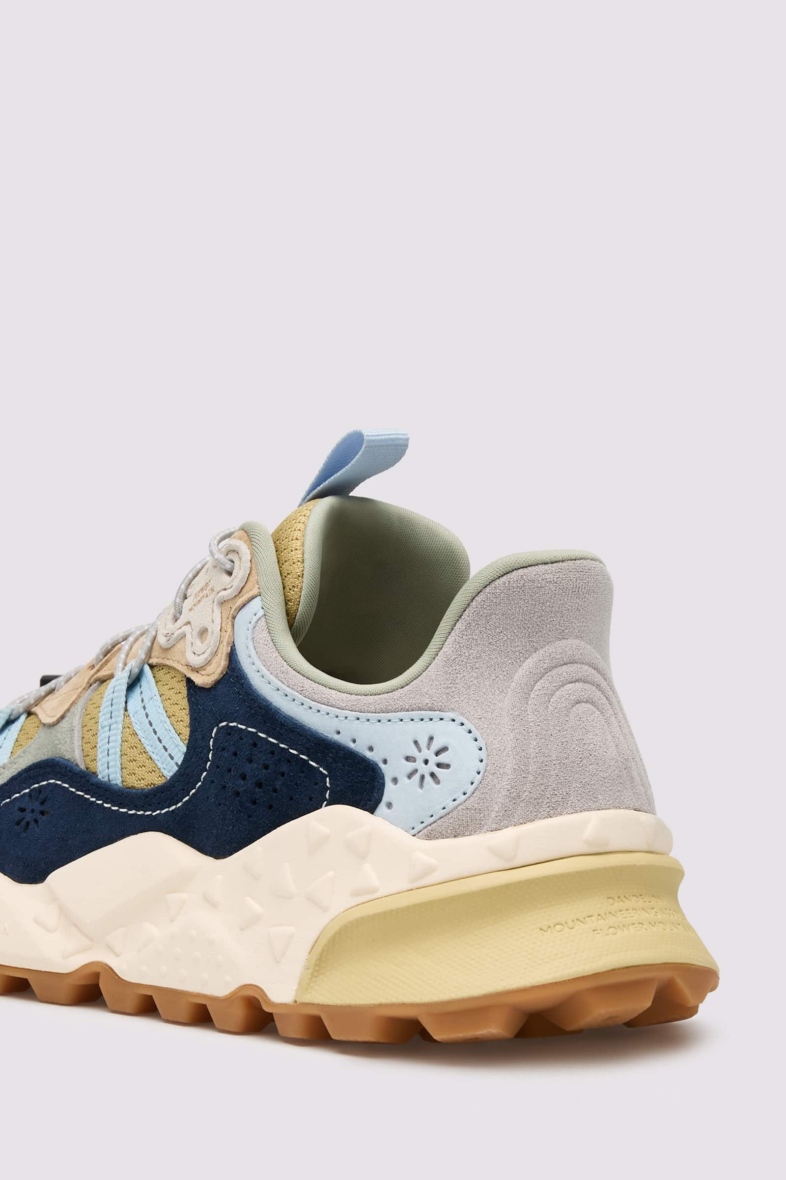 Flower Mountain TIGER HILL Sneakers Herren Beige Blau | 975-VWNDSO