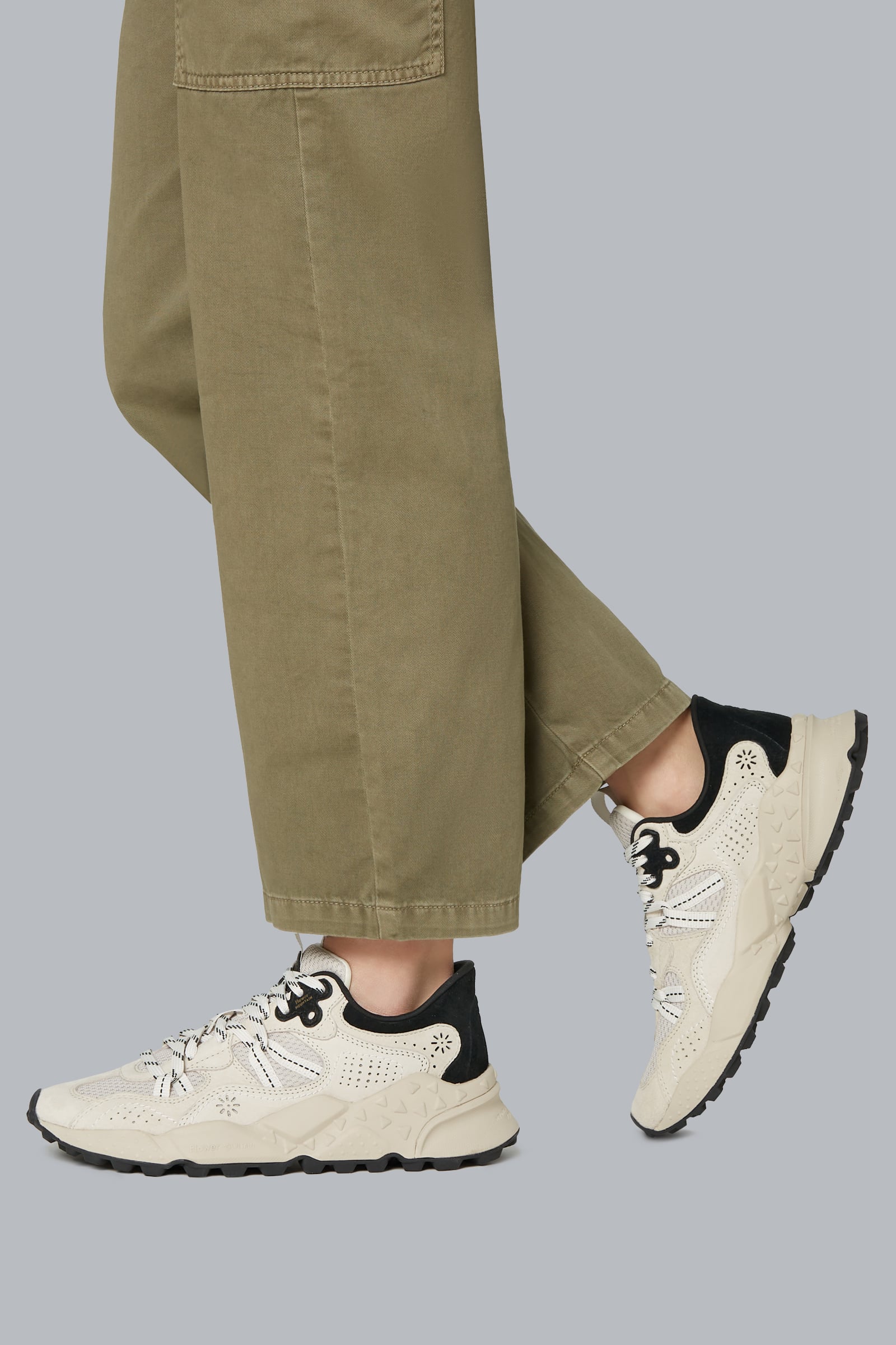 Flower Mountain TIGER HILL UNI Sneakers Damen Beige | 724-HCRLTK