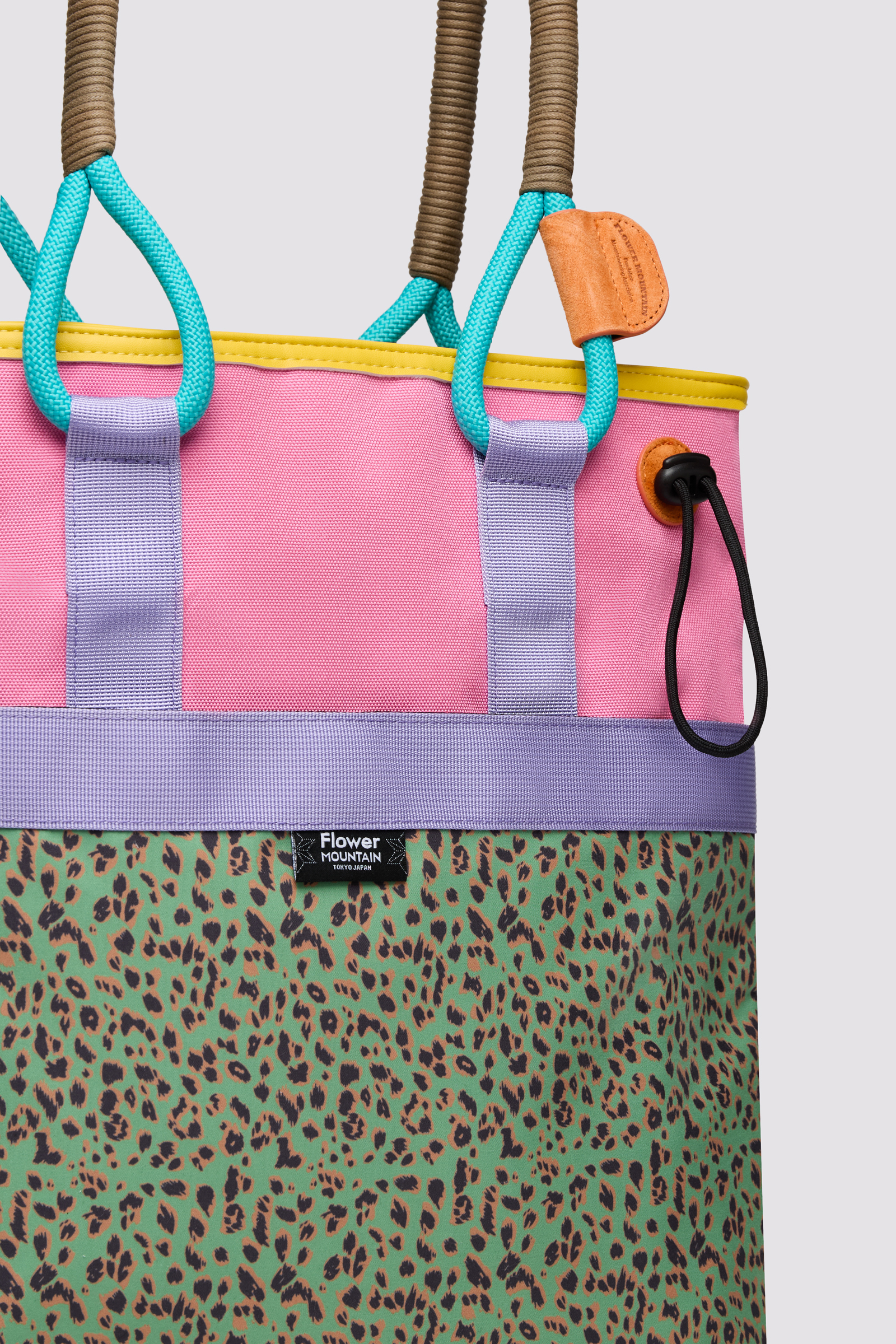 Flower Mountain TOTE BAG Taschen Damen Rosa | 643-RYFMHI