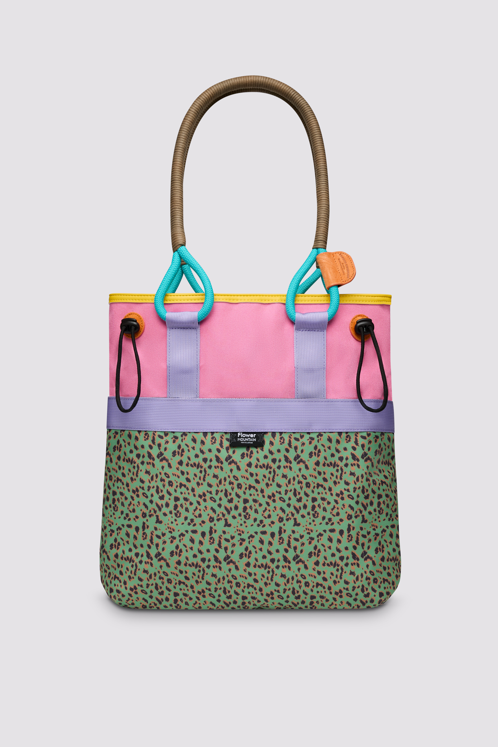 Flower Mountain TOTE BAG Taschen Damen Rosa | 643-RYFMHI