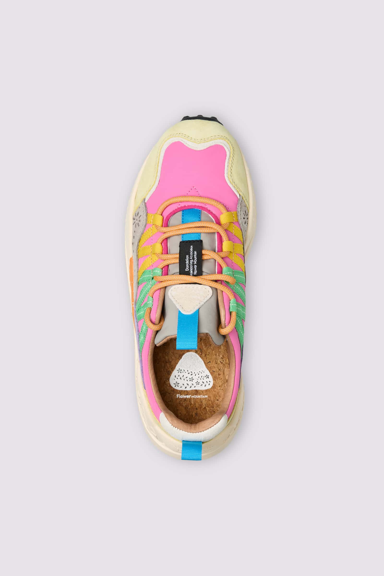 Flower Mountain WASHI Sneakers Damen Fuchsie | 741-WPQIKU