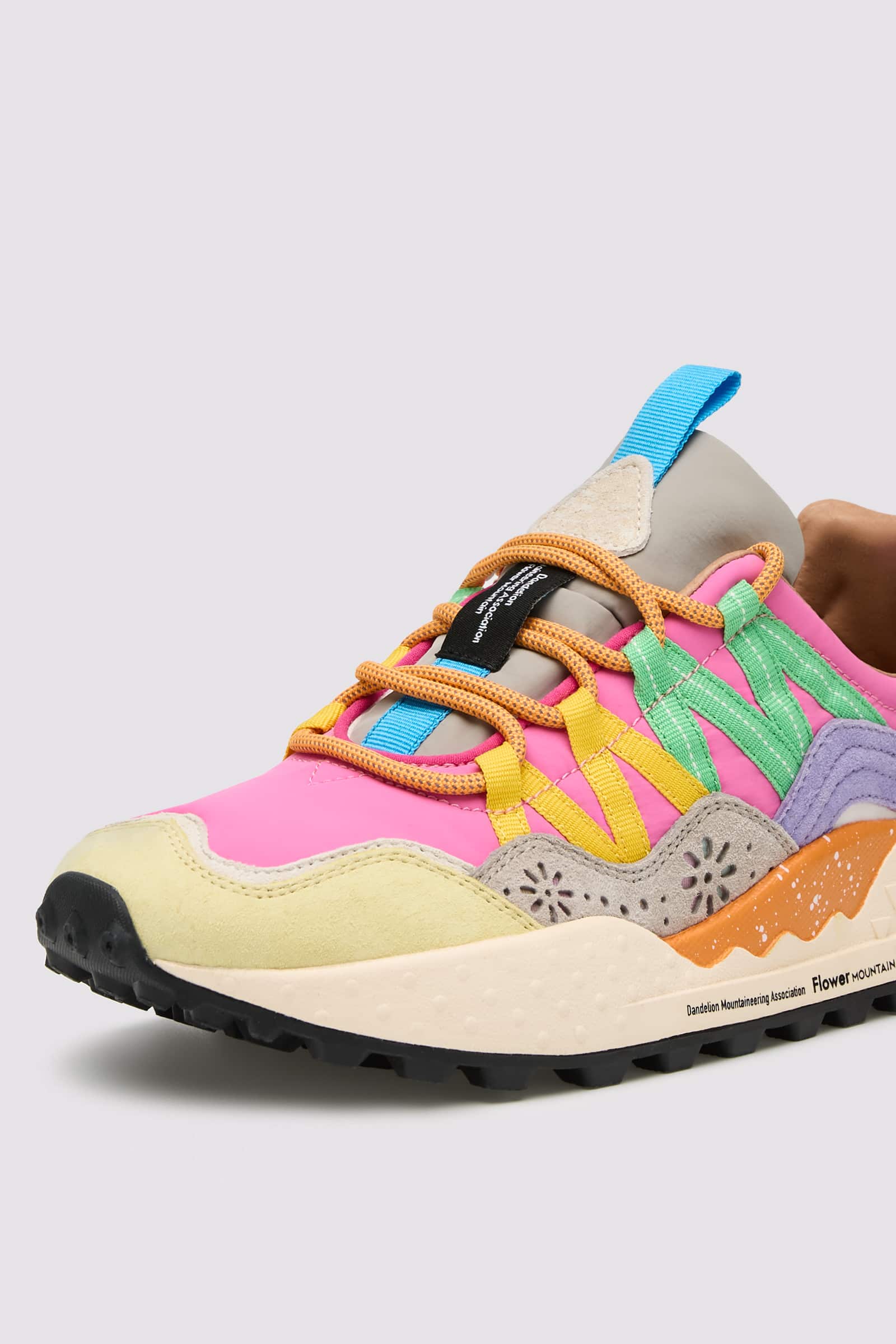 Flower Mountain WASHI Sneakers Damen Fuchsie | 741-WPQIKU