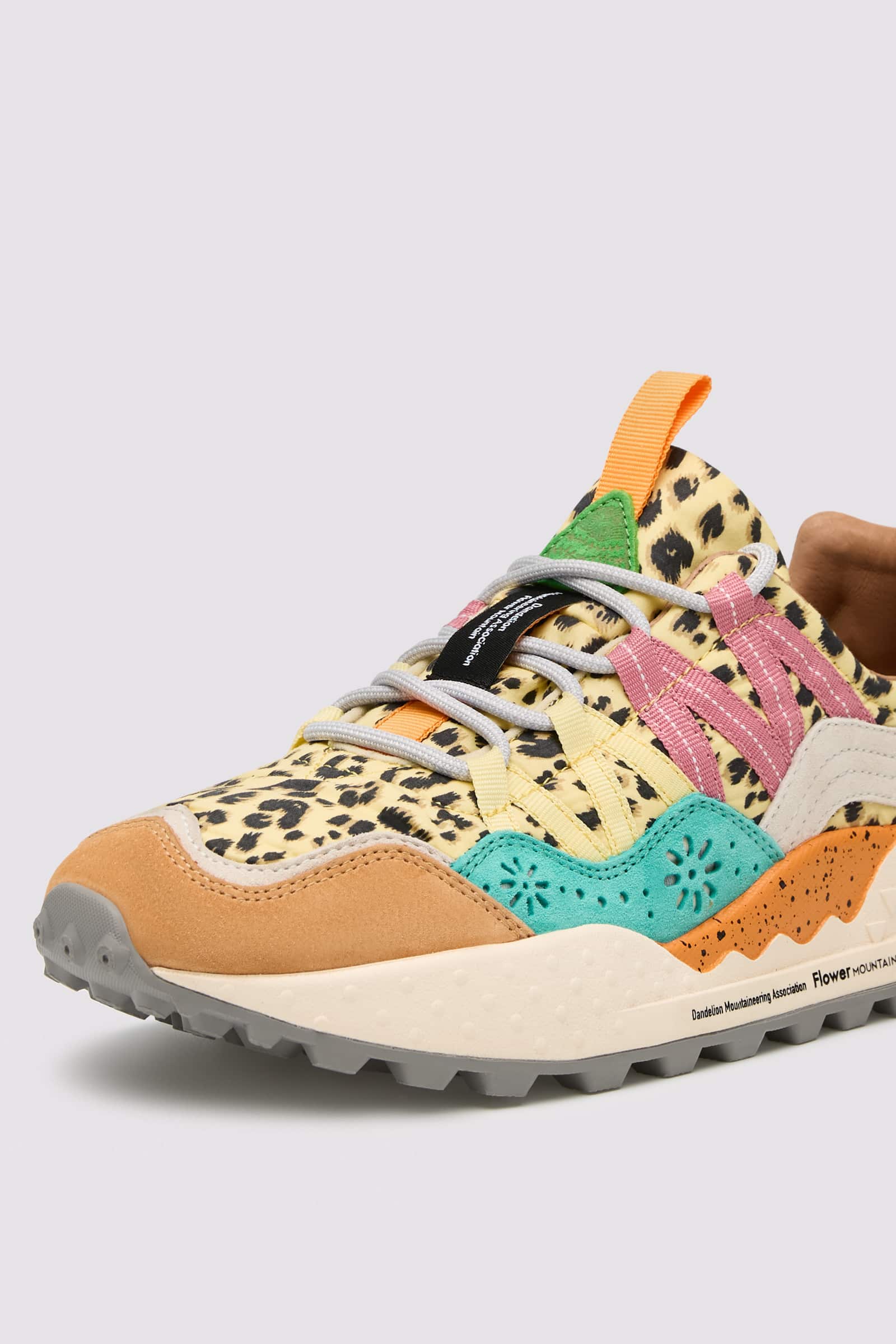 Flower Mountain WASHI Sneakers Damen Orange | 624-LDOCNF