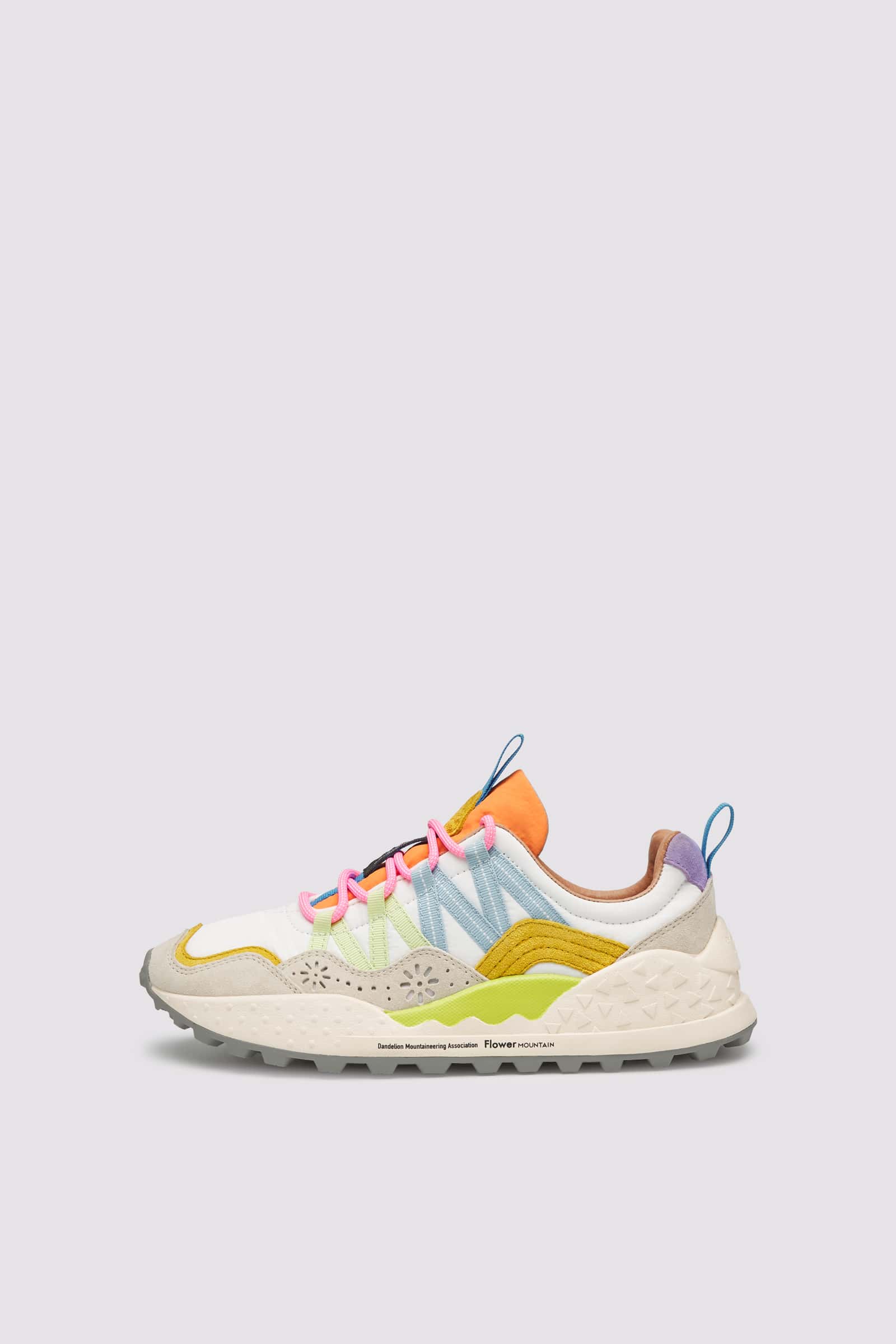 Flower Mountain WASHI Sneakers Damen Weiß | 674-ITZEVB