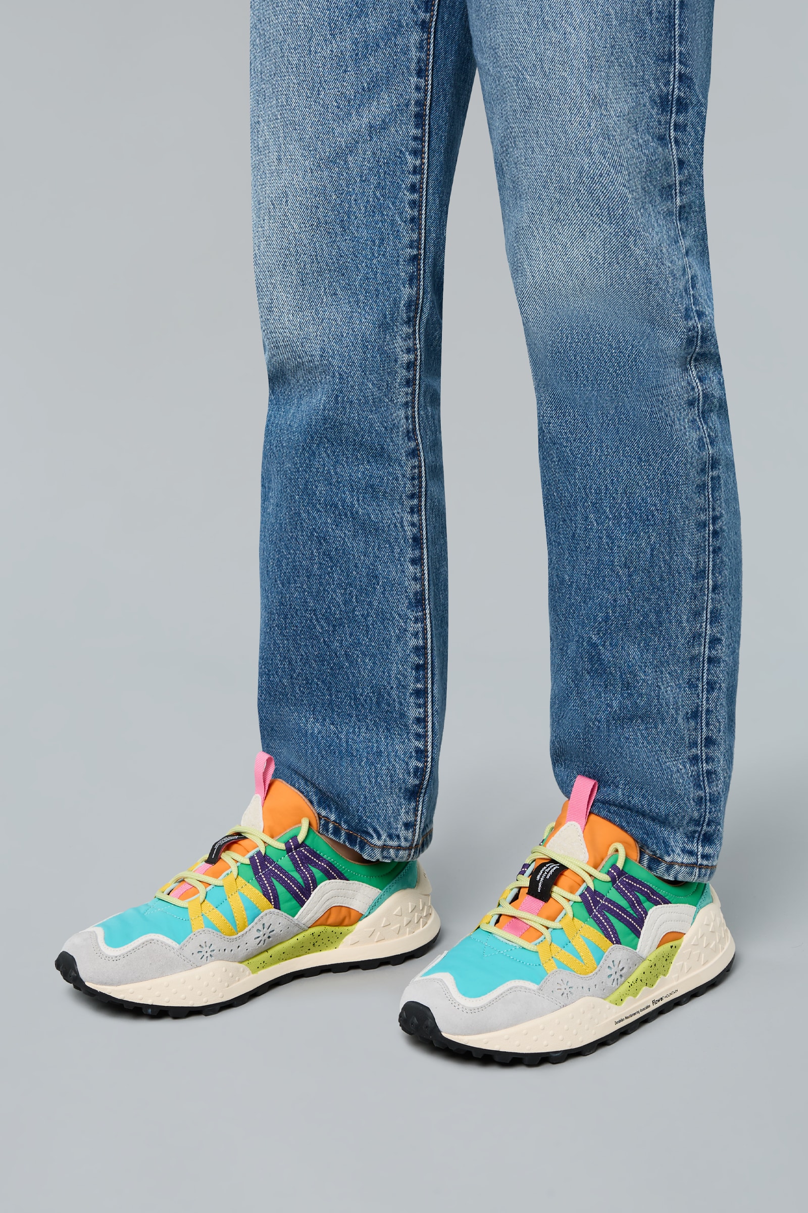 Flower Mountain WASHI UNI Sneakers Herren Multicolored | 236-CGFEIN