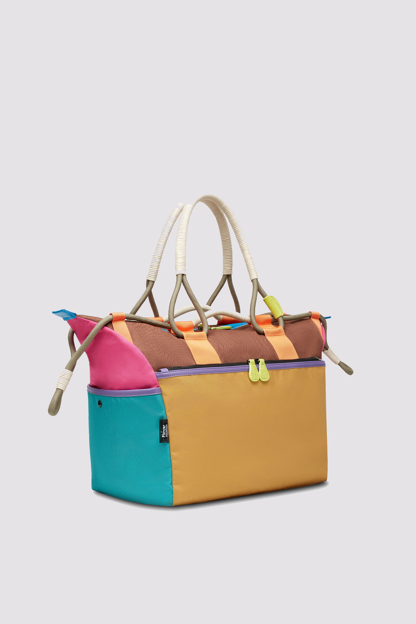 Flower Mountain WEEKEND BAG Taschen Damen Fuchsie Braun | 975-HUFCNL