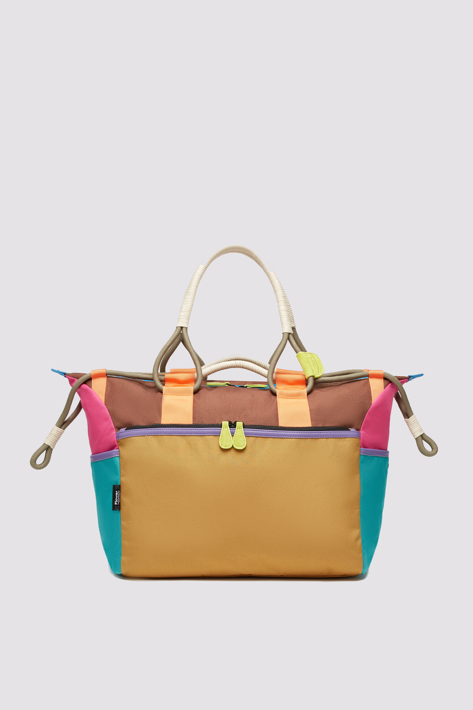 Flower Mountain WEEKEND BAG Taschen Damen Fuchsie Braun | 975-HUFCNL