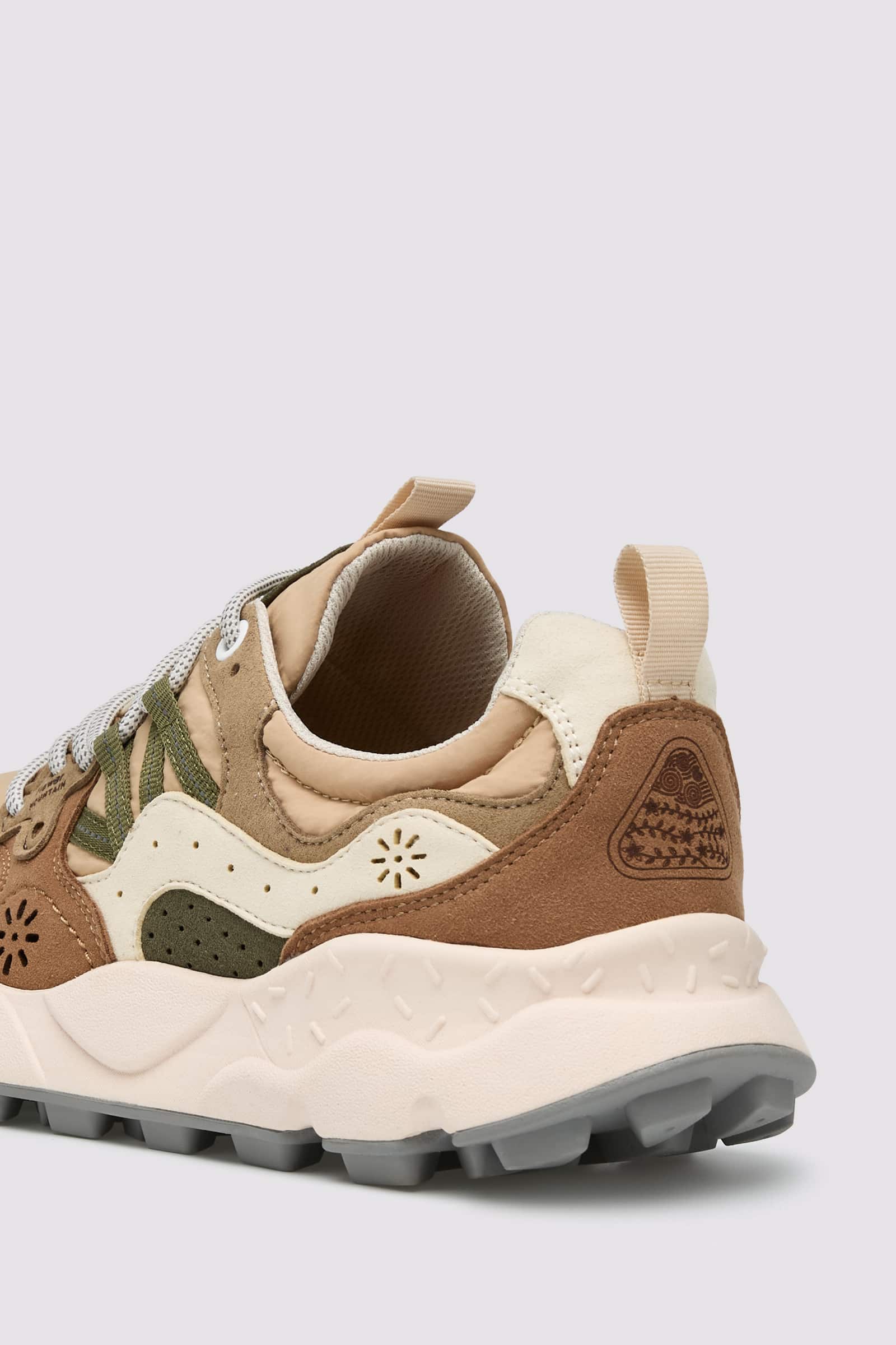 Flower Mountain YAMANO 3 KAISO Sneakers Herren Beige Grün | 831-QDURXZ