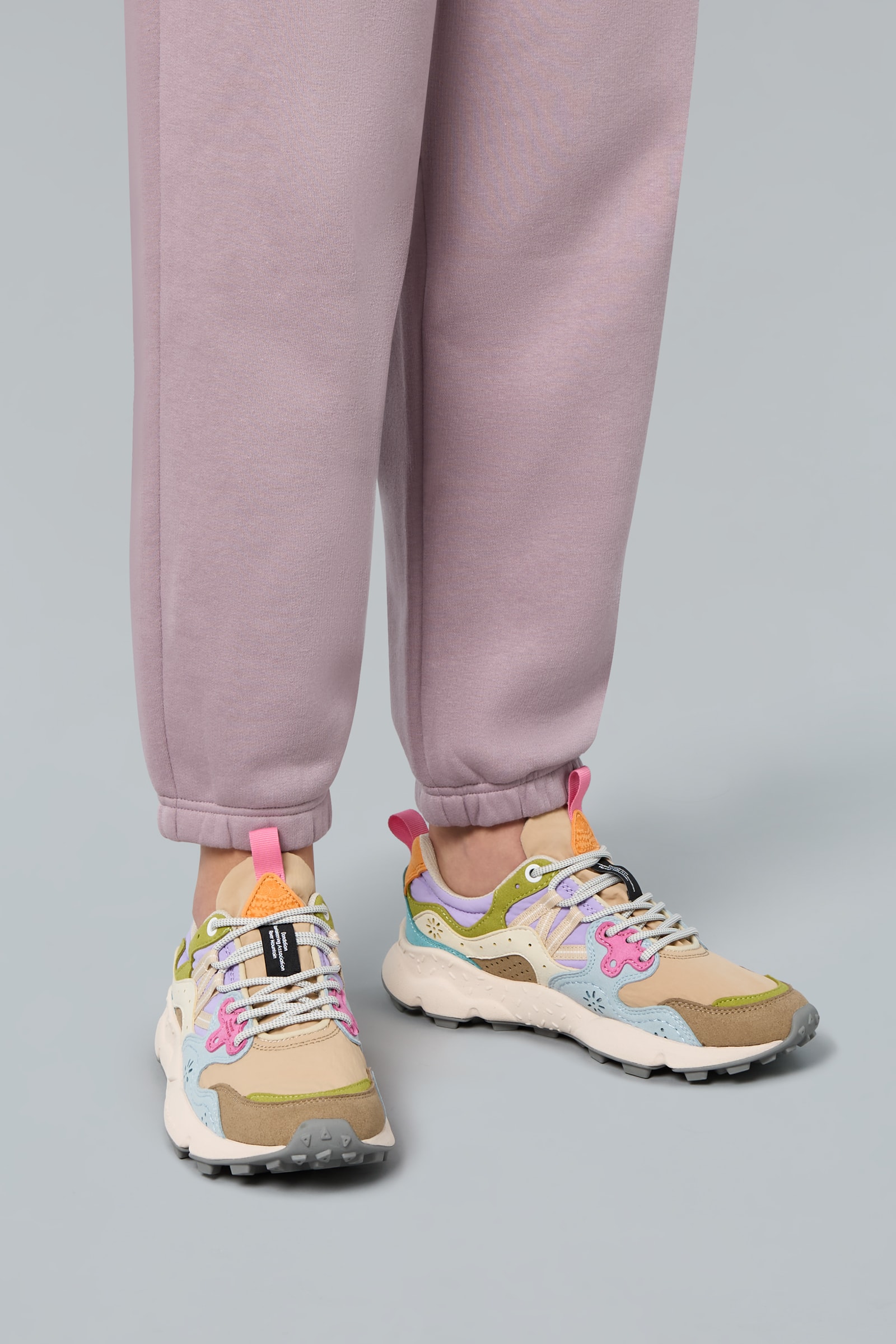 Flower Mountain YAMANO 3 KAISO Sneakers Damen Beige Hellblau | 961-OGFTZU